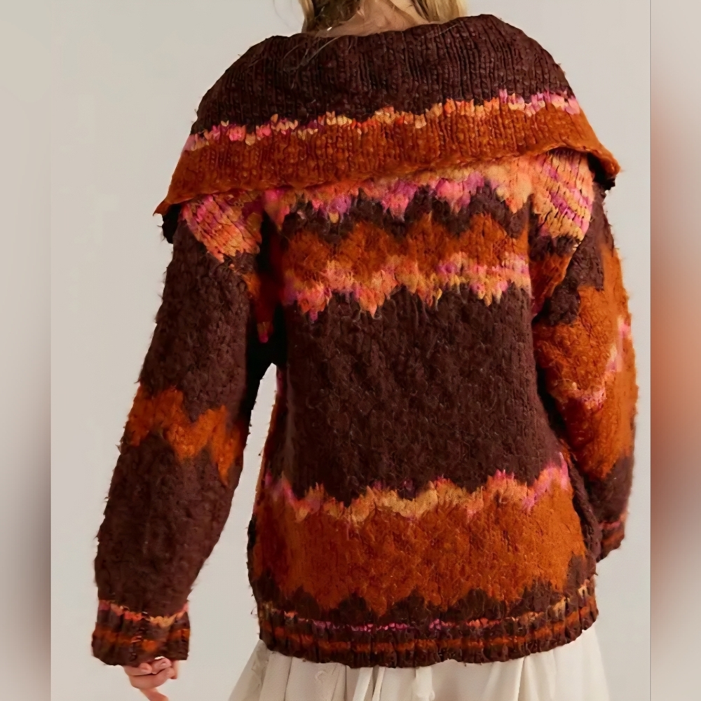 FREE PEOPLE Westray cardigan, Size Large, Multicolor, Retail Price $298.00 USD - Picture 9 of 16